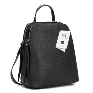Rucsac dama piele naturala DiAmanti Alfredo Negru